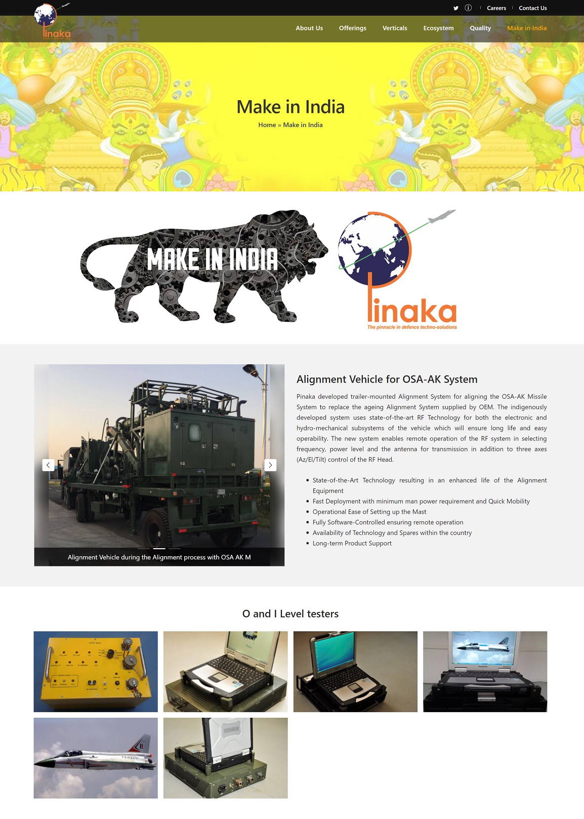 Make in India Page in Brief