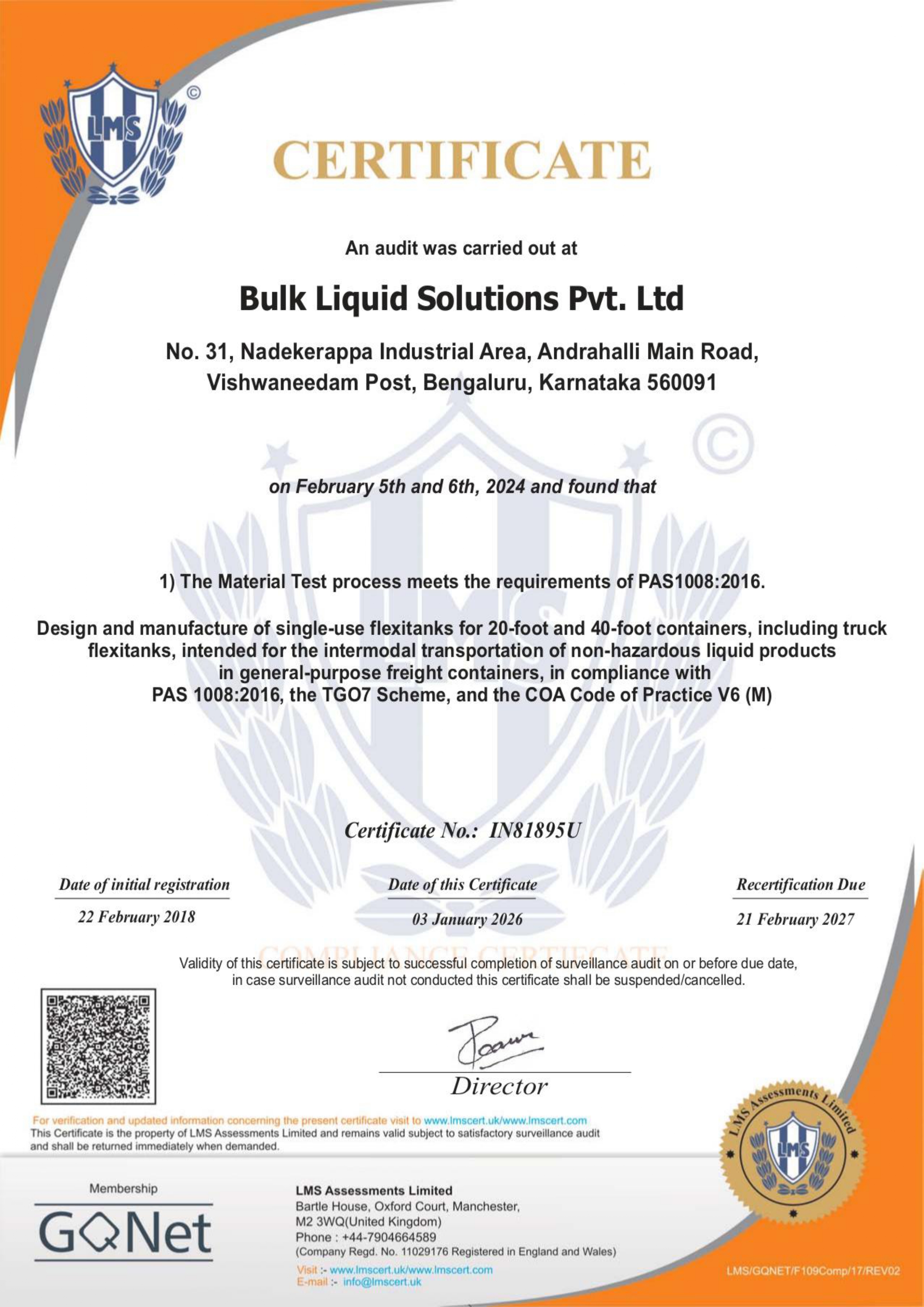 Certification 8