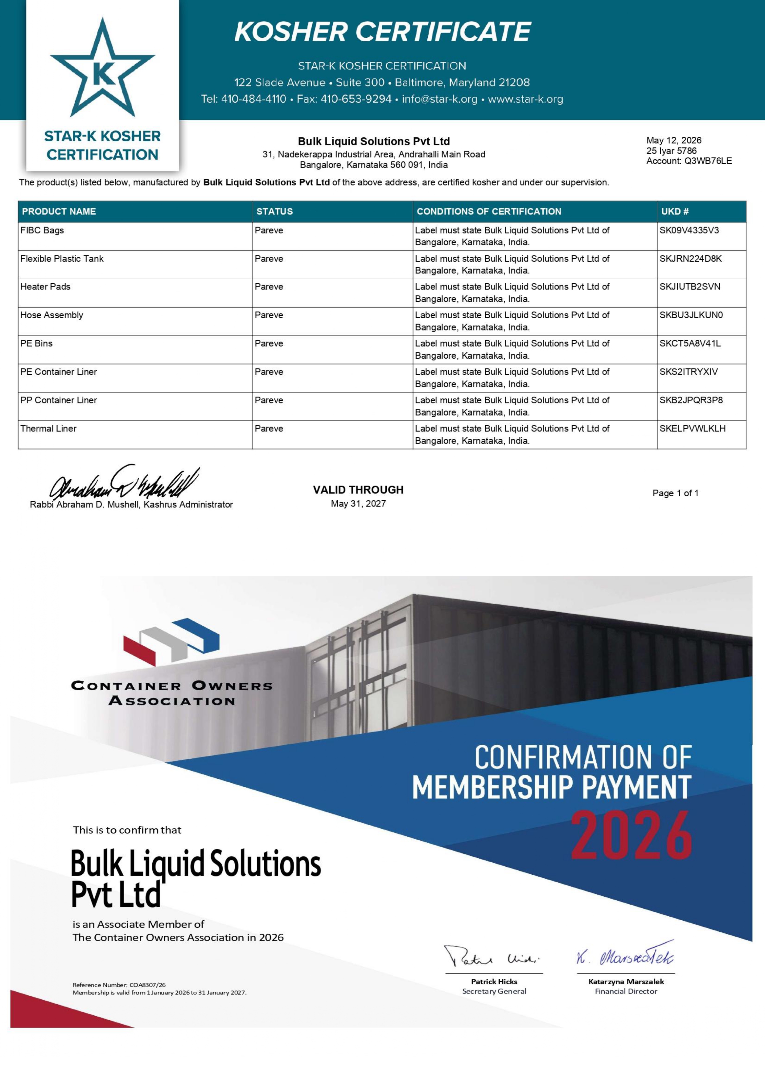 Certification 9