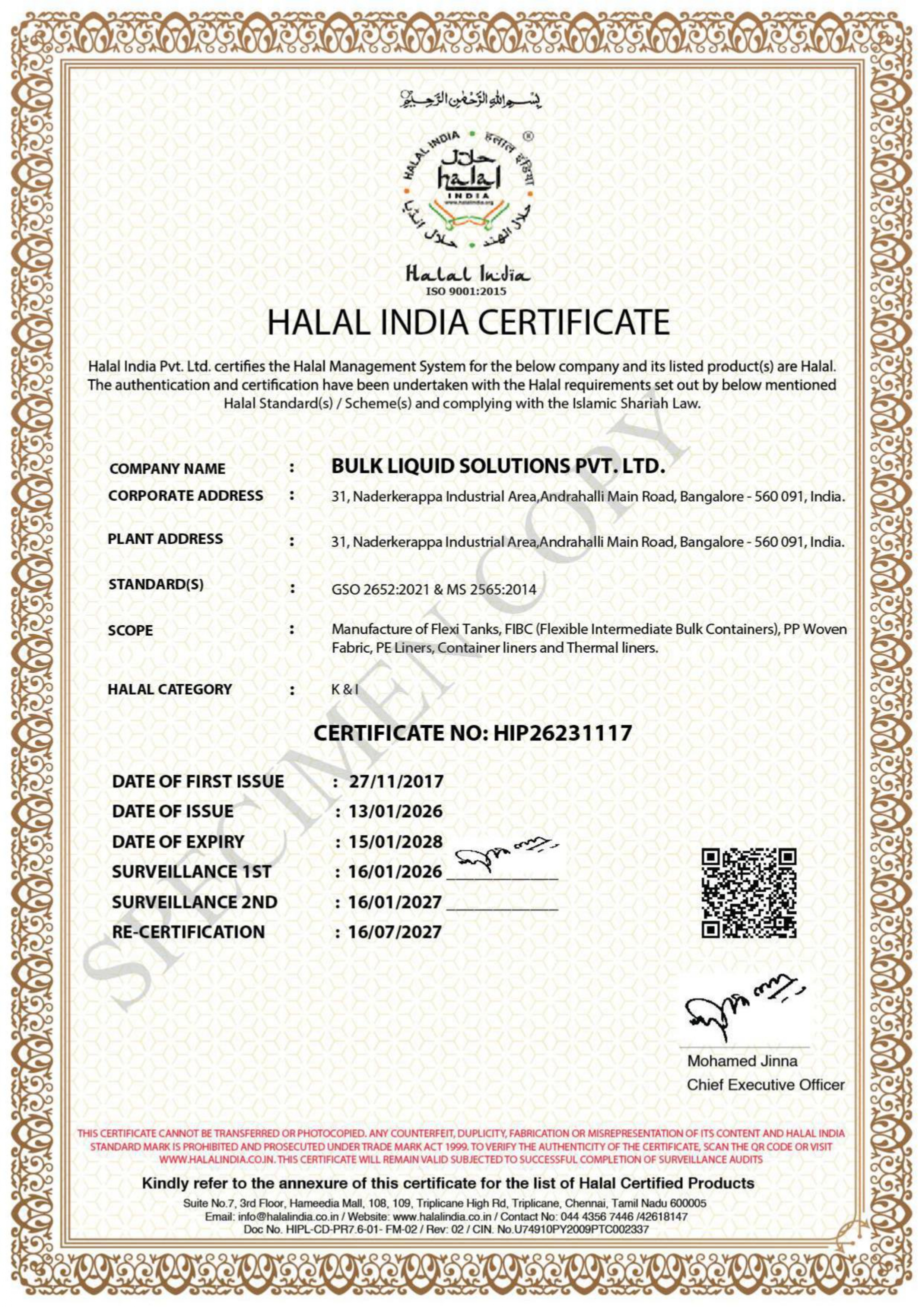 Certification 10