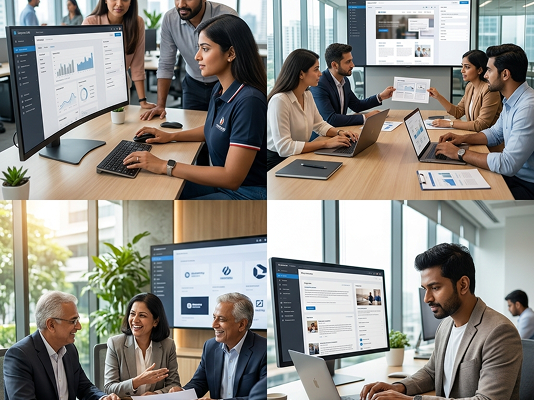 Corporate CMS website