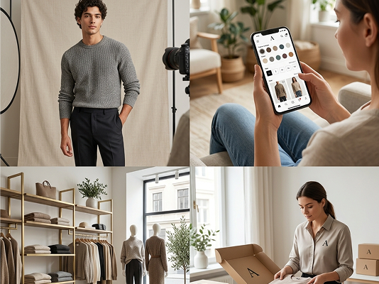 Fashion eCommerce store with lookbooks and size guides
