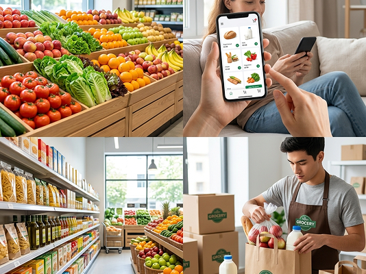 Grocery delivery eCommerce store