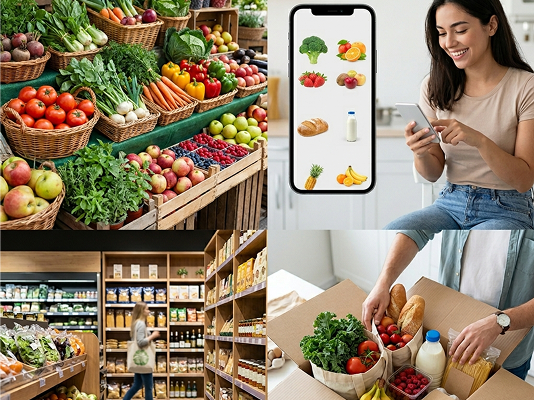 Grocery and food delivery WooCommerce store