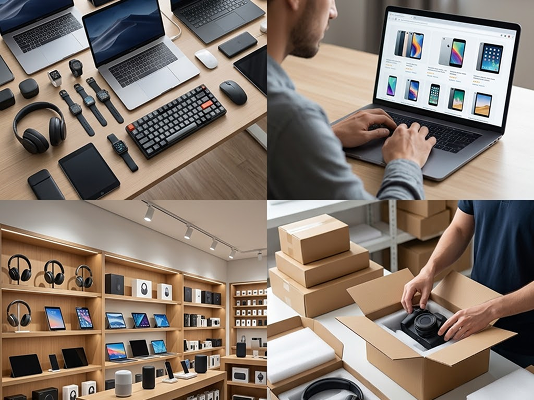 Electronics WooCommerce store with comparison features